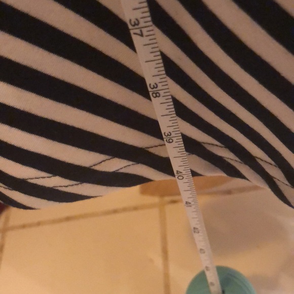 Lane Bryant/ Size 26/ Navy & White Striped Swing Dress with matching Navy Shrug - Picture 12 of 16